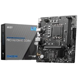 Placa Base MSI H610M-E - Socket 1700 · DDR4 · Micro ATX